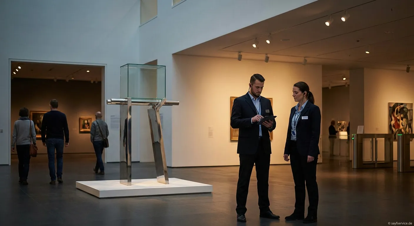 Professionelle Kulturzentrum-Bewachung mit Sicherheitspersonal
