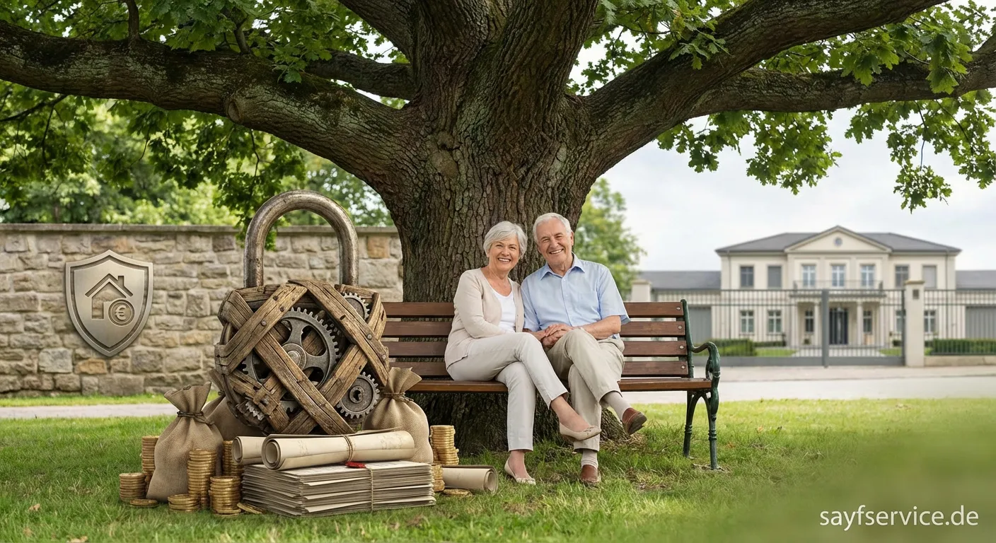 Moderne Überwachungskamera an der Fassade einer Pension